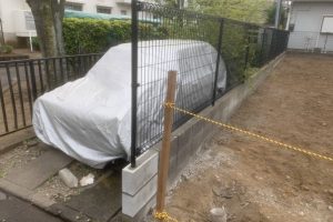 東京都府中市　フェンス補修工事